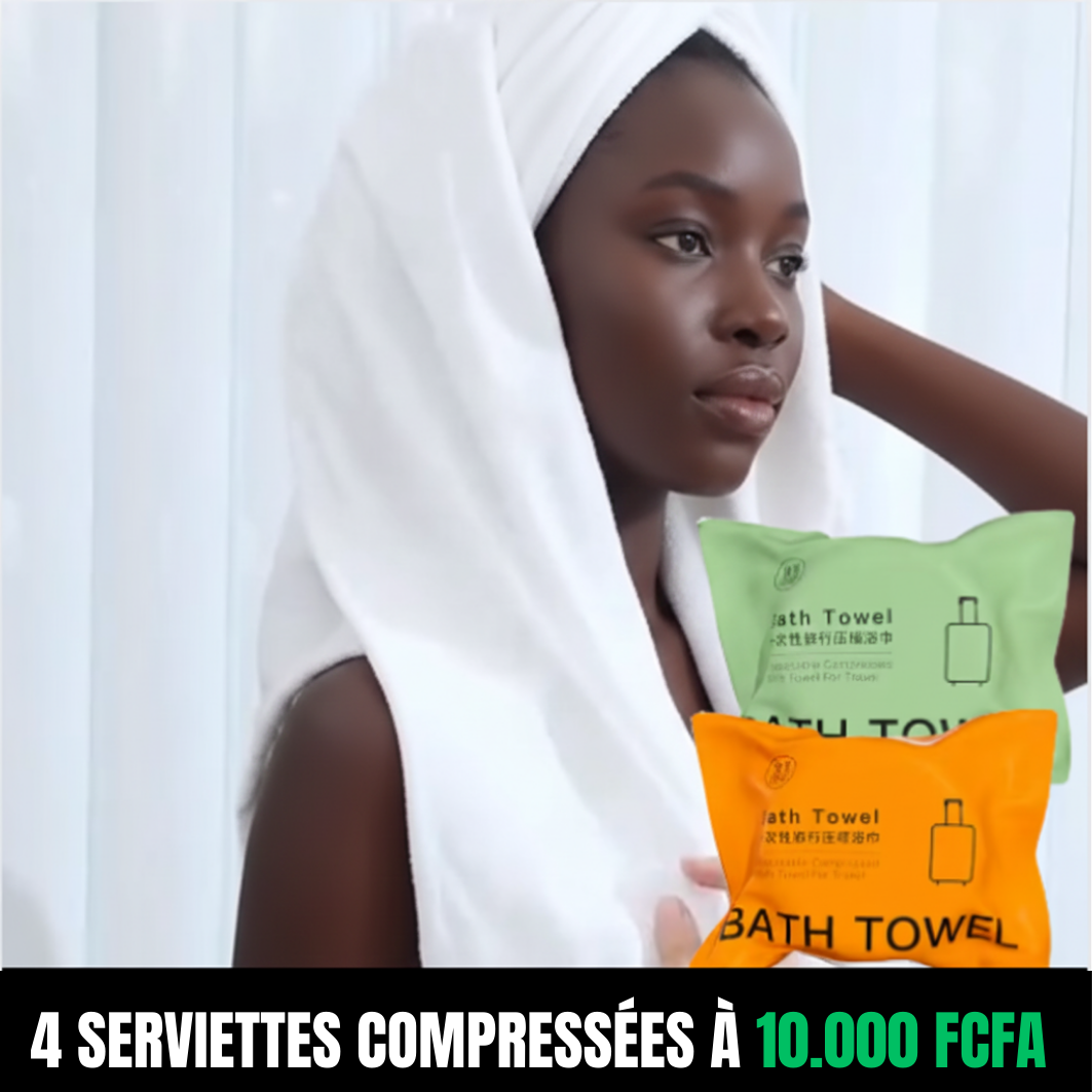 Serviettes compressée - Absorbante, douce, Magique