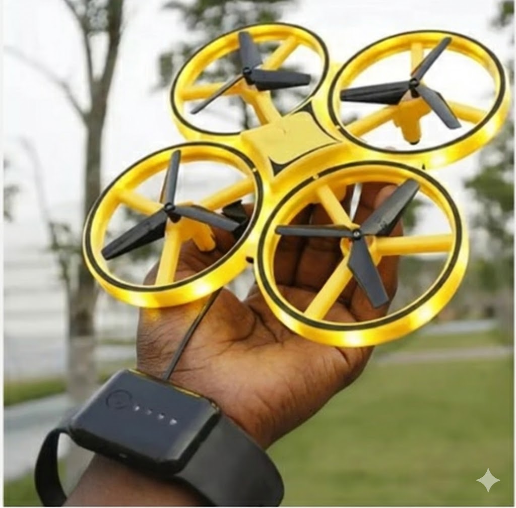 Drone à commande gestuelle - évite les obstacles, lumineux, Vol à grande altitude